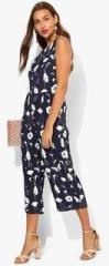 Dorothy Perkins Navy Blue Printed Jumpsuit women