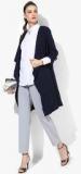 Dorothy Perkins Navy Blue Solid Shrug Women