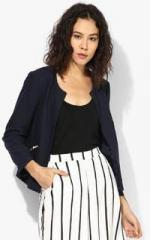 Dorothy Perkins Navy Boxy Zip Jacket women