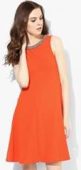 Dorothy Perkins Orange Embellished Dress women