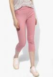 Dorothy Perkins Pink Solid Jeggings women