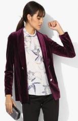 Dorothy Perkins Purple Solid Shrug women