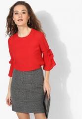 Dorothy Perkins Red Solid Blouse women