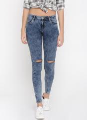 Dressberry Blue Mid Rise Jeans women