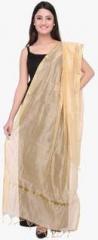 Dupatta Bazaar Beige Solid Dupatta women