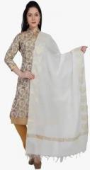 Dupatta Bazaar Off White Printed Dupatta women