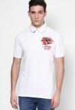 Ed Hardy White Polo T Shirt Men