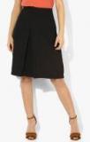 Elle Black Flared Skirt Women