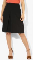 Elle Black Flared Skirt women