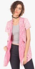 Elle Pink Textured Shrug women