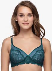 Enamor F089 Lace Bra Medium Coverage Padded Wirefree women