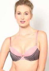 Enamor Purple T Shirt Bra women