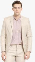 Envoy Beige Solid Suit men