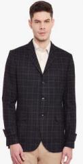 Envoy Black Checked Blazer men