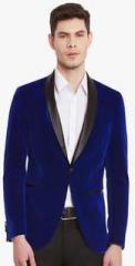 Envoy Blue Solid Blazer men