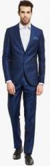 Envoy Blue Solid Suit men