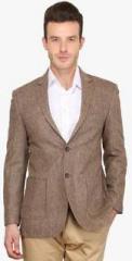 Envoy Brown Solid Blazer men