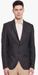 Envoy Charcoal Grey Solid Blazer men