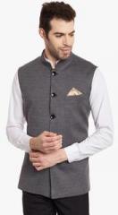 Envoy Grey Printed Waistcoat men