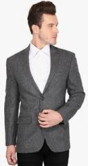 Envoy Grey Solid Blazer men