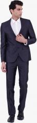 Envoy Navy Blue Solid Suit men