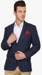 Envoy Navy Blue Striped Blazer men