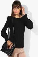 Esprit Black Solid Blouse women