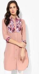 Eternal Peach Coloured Printed Tunic women