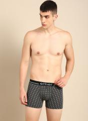 Ether Charcoal Grey Printed Trunk Eethr Trnk Pk1 men