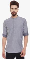 Even Grey Printed Kurta men