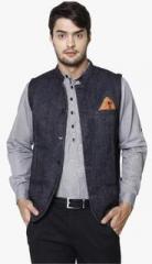 Even Grey Solid Nehru Jacket men