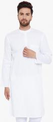 Even White Striped Kurta men