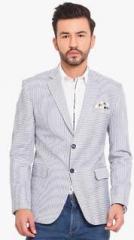 Exitplay White Striped Blazer men