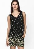 Faballey Black Printed Jumpsuits women