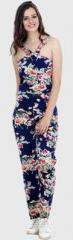 Faballey Blue Printed Jumpsuit women