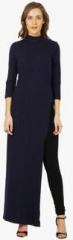 Faballey Turtle Neck Maxi Top Navy men