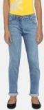 Fame Forever By Lifestyle Blue Slim Fit Mid Rise Clean Look Jeans Girls