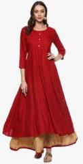 Fashion String Red Solid Palazzo Kurta Set men