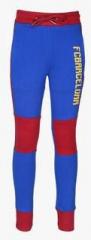 Fc Barcelona Blue Solid Track Pants boys