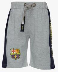 Fc Barcelona Grey Melange Shorts boys