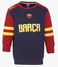 Fc Barcelona Navy Blue Graphic Sweatshirt boys