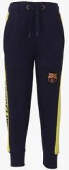 Fc Barcelona Navy Blue Printed Track Bottoms boys