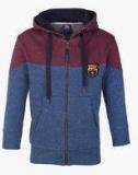 Fc Barcelona Navy Blue Solid Hoodie boys