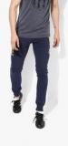 Fc Barcelona Navy Blue Solid Track Pants men