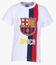 Fc Barcelona White T Shirt boys