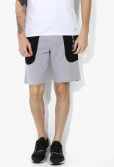 Fcuk Underwear Grey Printed Lounge Shorts men