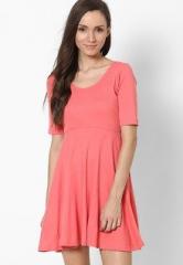 Femella Calypso Coral Fit & Flare Dress women