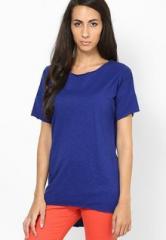 Femella Dropped Shoulder Slub Tee women