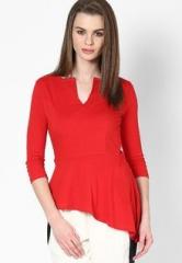 Femella High Risk Red Asymmetric Top women