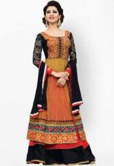 Florence Multi Color Embroidered Dress Material women